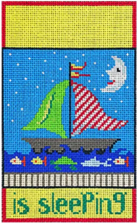 11477 Baby Is Sleeping Sailboat Sign