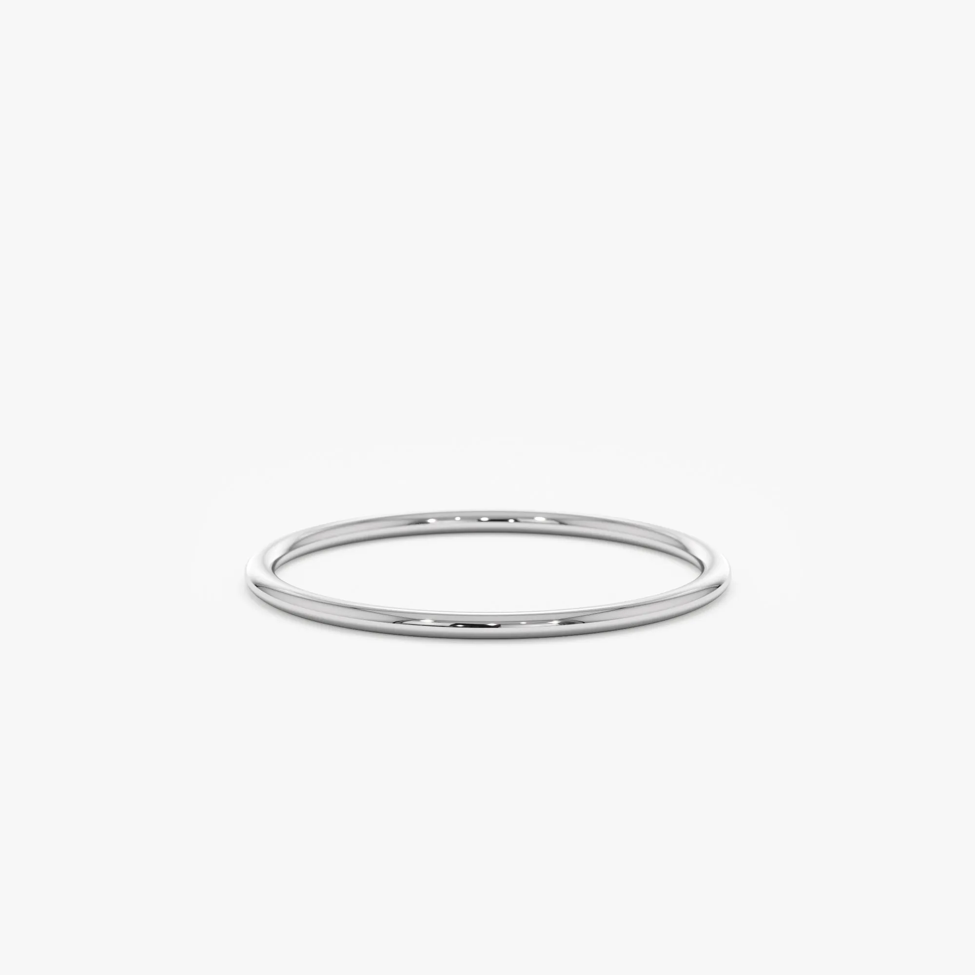 14k Gold Classic Wedding Band - 1 mm, Julia