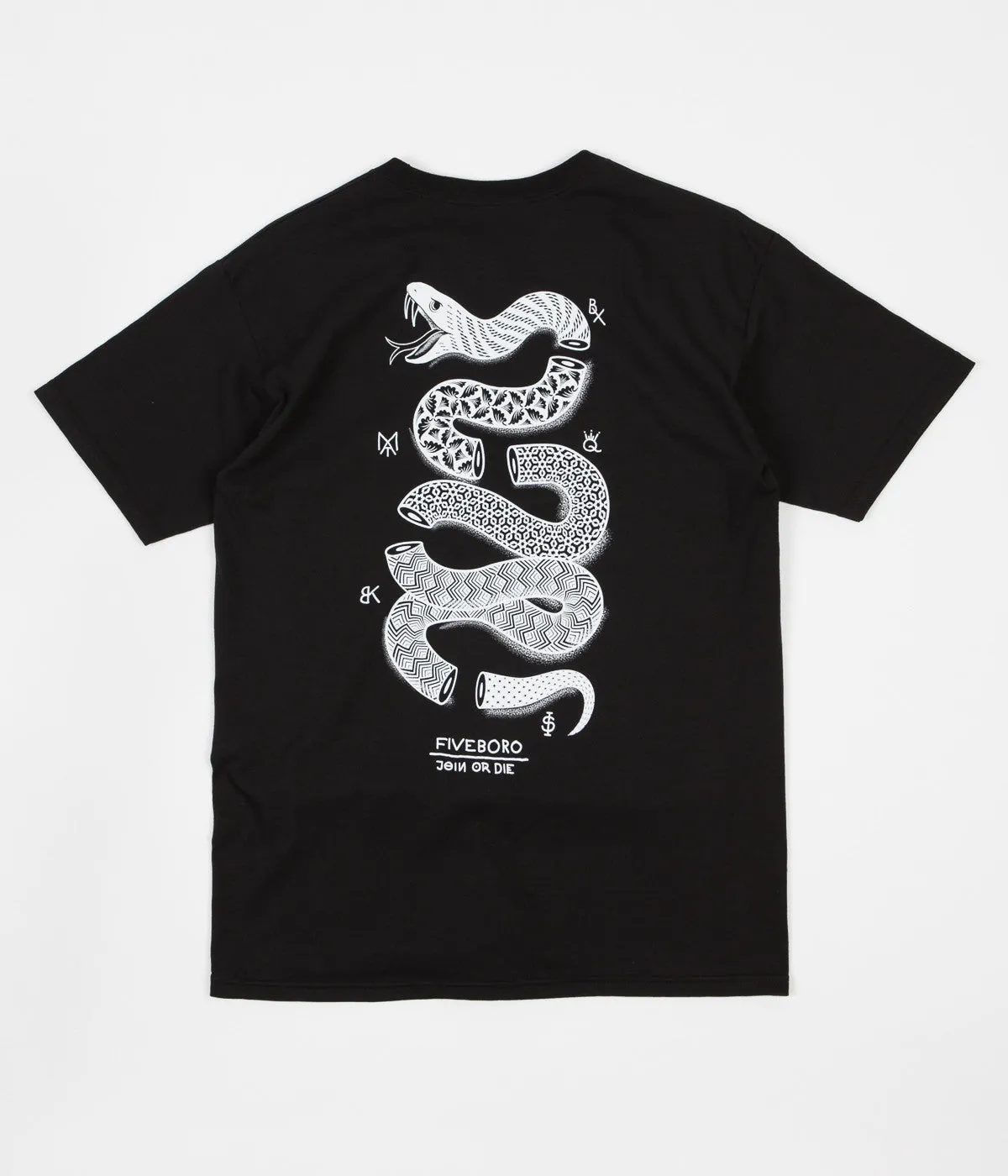 5Boro Join Or Die II T-Shirt - Black