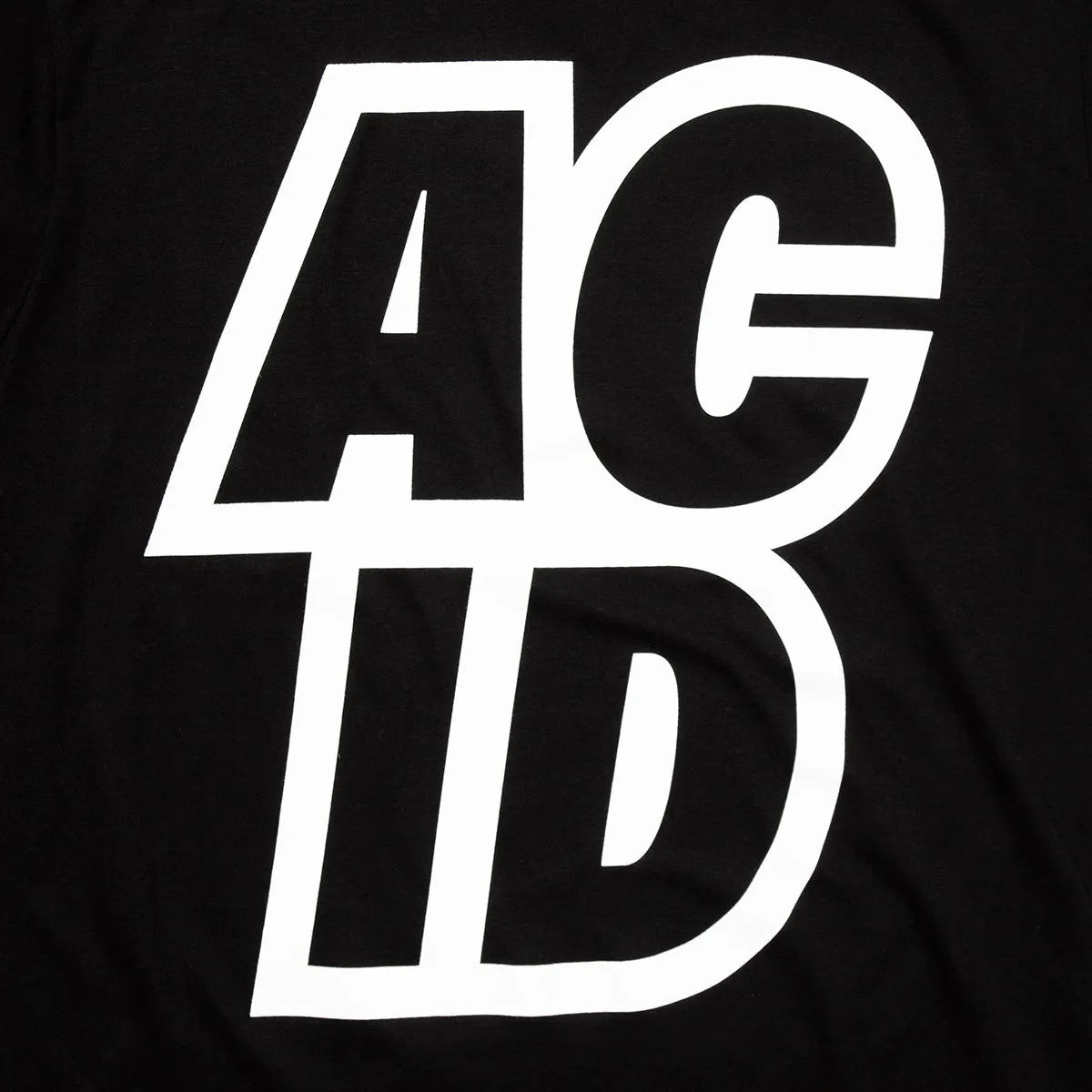 Acid Sport Back Print - Tshirt - Black