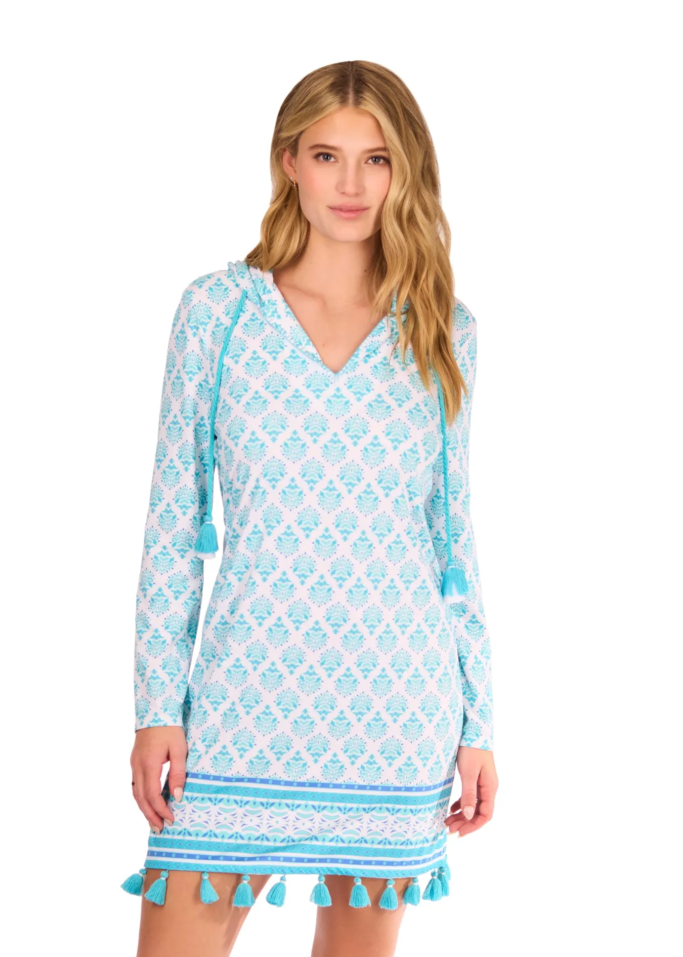 Amalfi Coast Hooded Cover Up