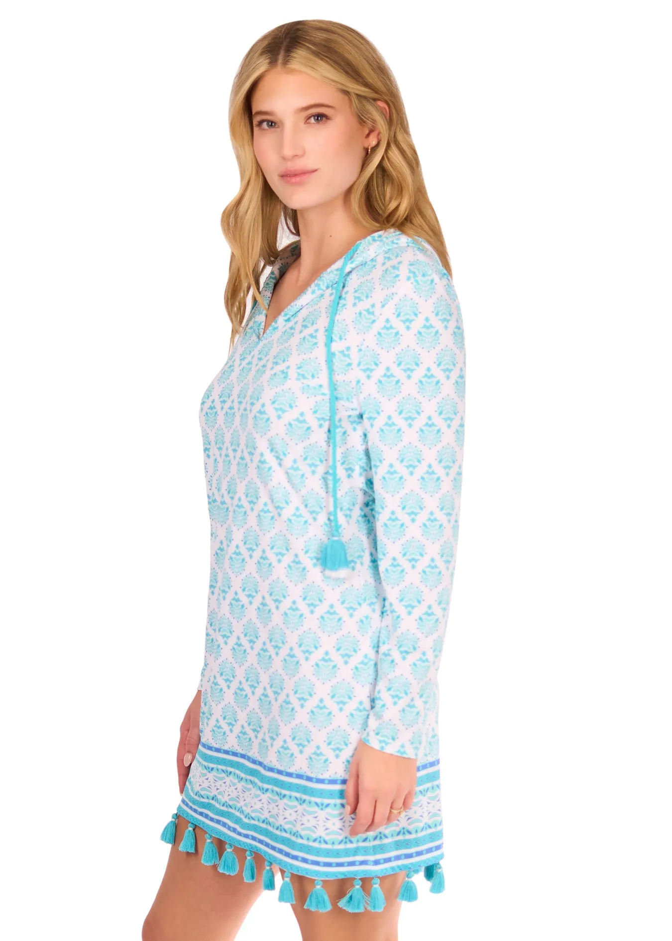 Amalfi Coast Hooded Cover Up