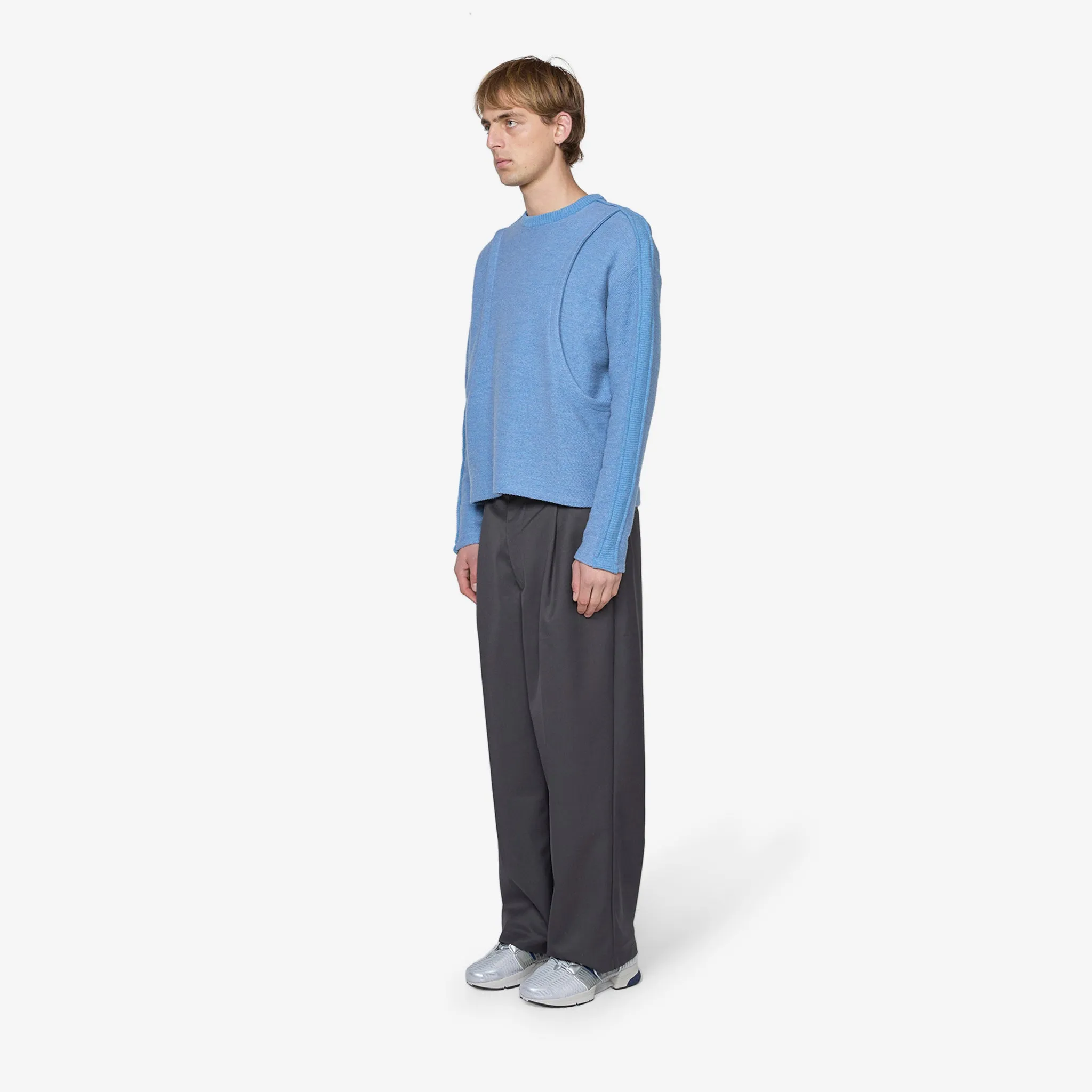 Amanes Crewneck Sweater Blue