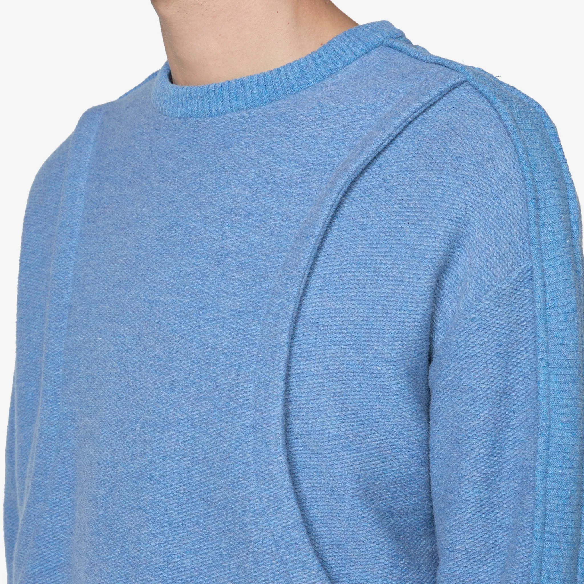 Amanes Crewneck Sweater Blue