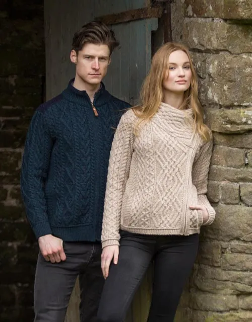 Aran - Men's Boyne Sweater - Sherwood