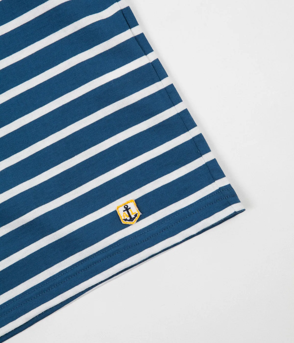 Armor Lux Striped Breton T-Shirt - Dark Blue Twilight / Milk