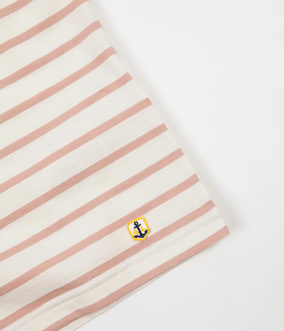 Armor Lux Striped Breton T-Shirt - Nature / Pink Atlas