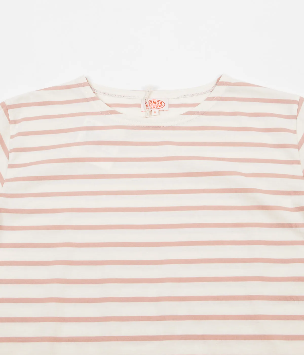 Armor Lux Striped Breton T-Shirt - Nature / Pink Atlas