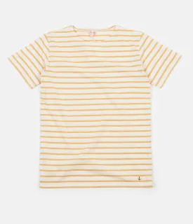 Armor Lux Striped Breton T-Shirt - Nature / Yellow