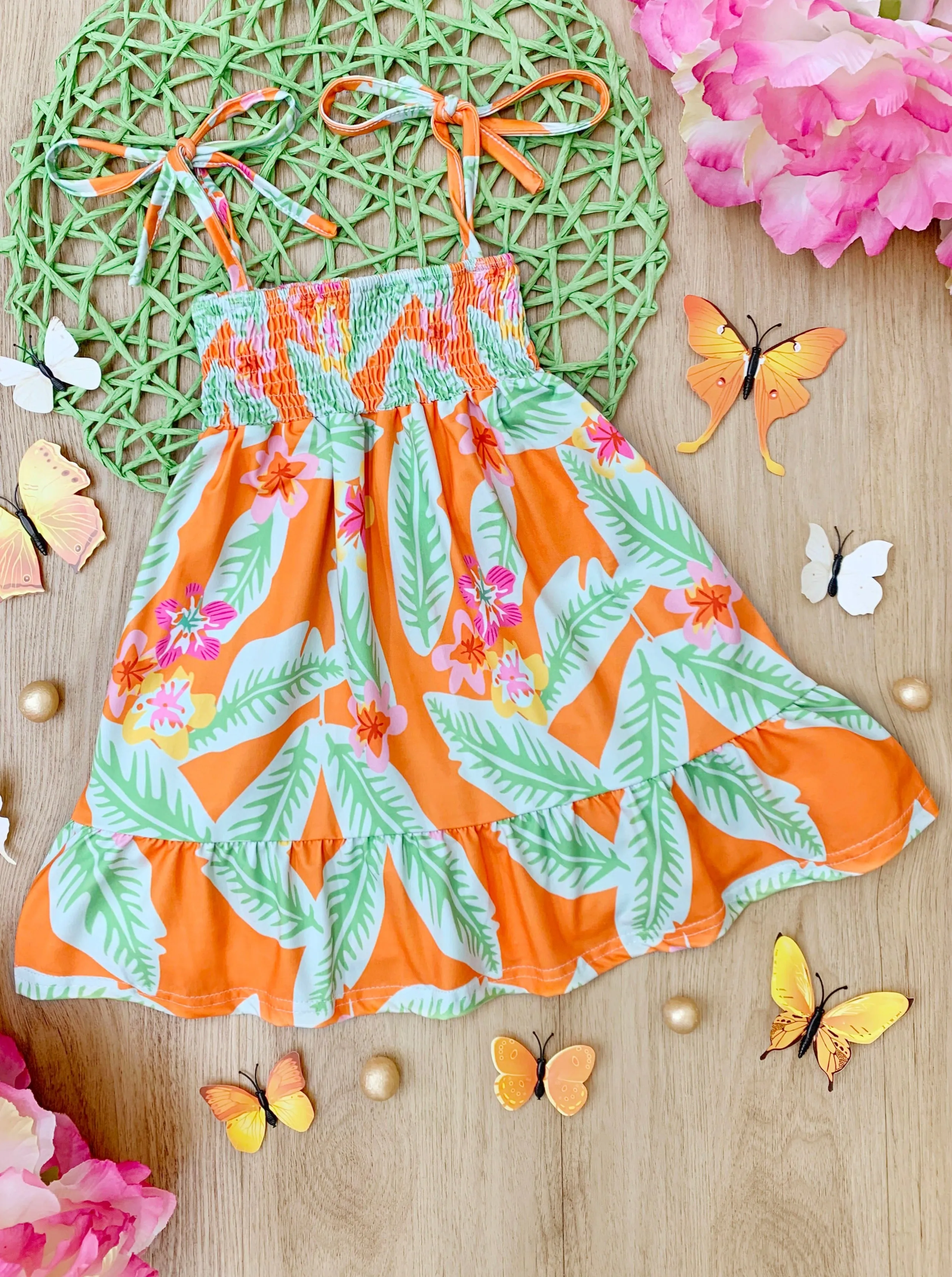 Bahama Breeze Smocked Sundress