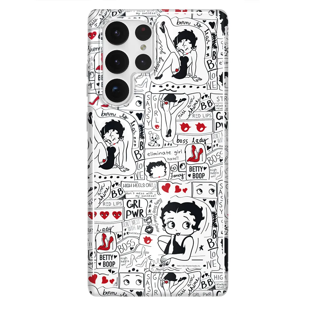 Betty Boop Girl Power Samsung Case