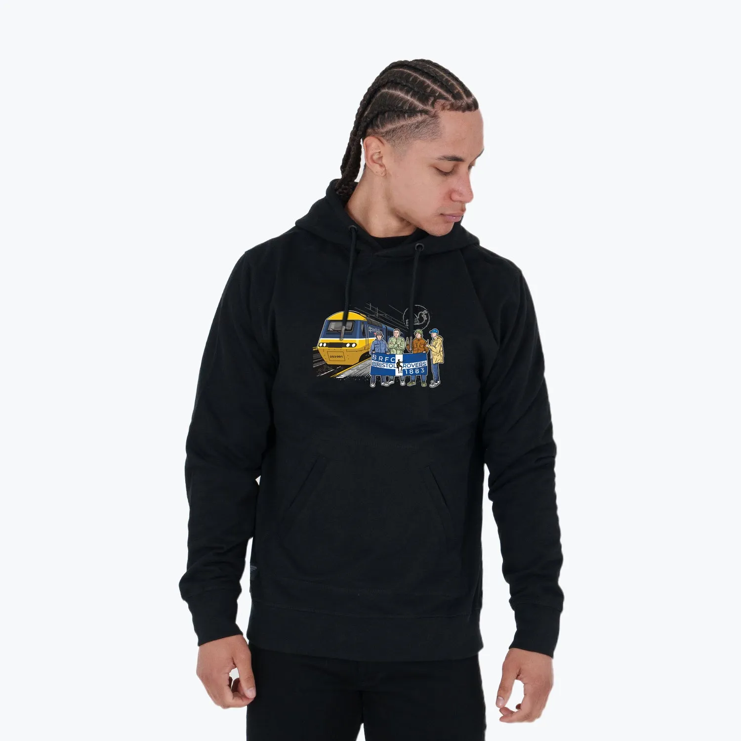 Bristol Rovers Excursions Hoodie Black