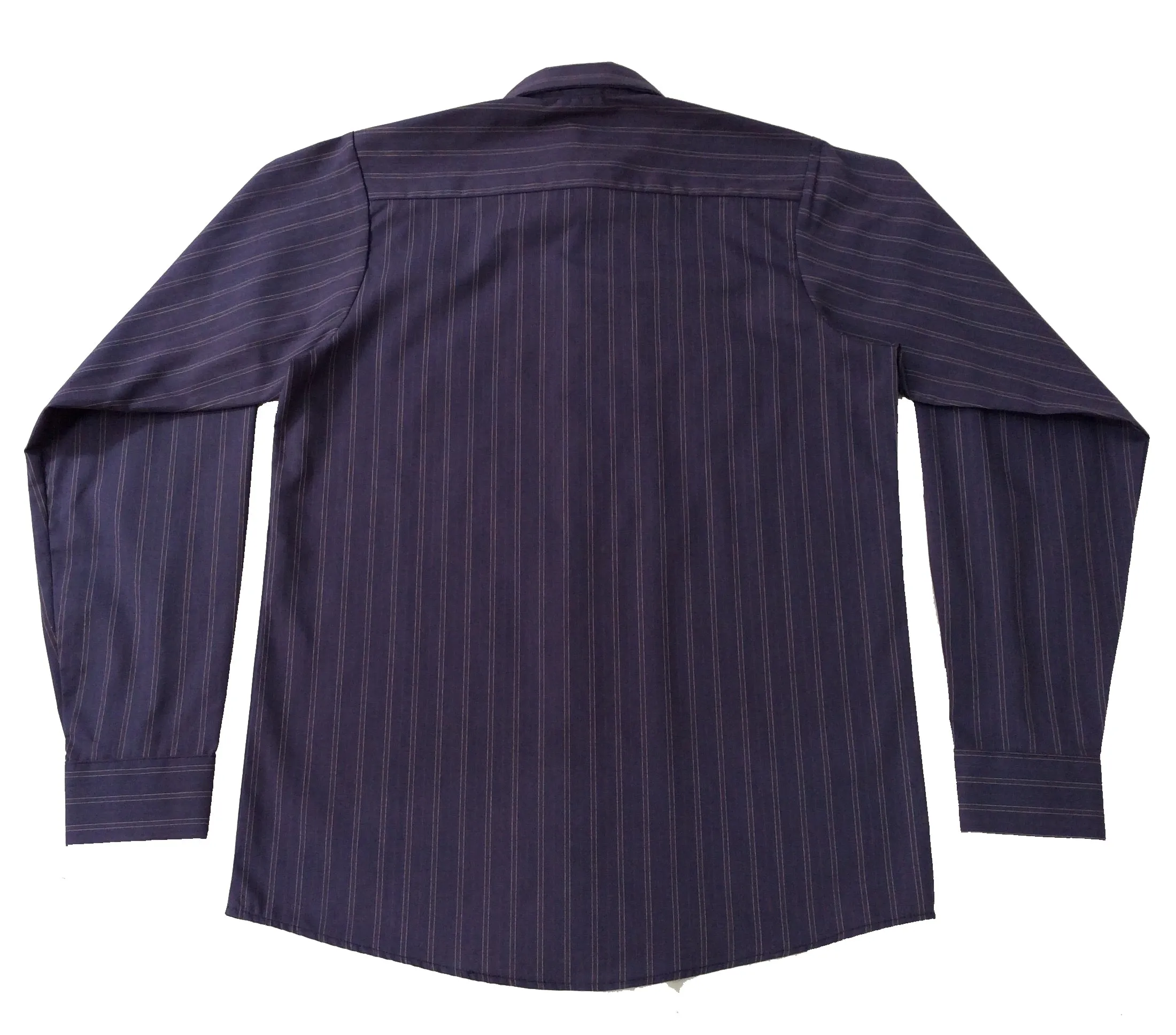 Brooklyn Work Striped Ribbon L/S Shirt Navy