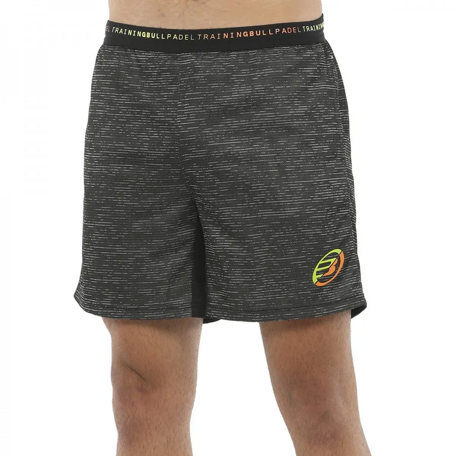 Bullpadel Tronador Black Bicolor Padel Short