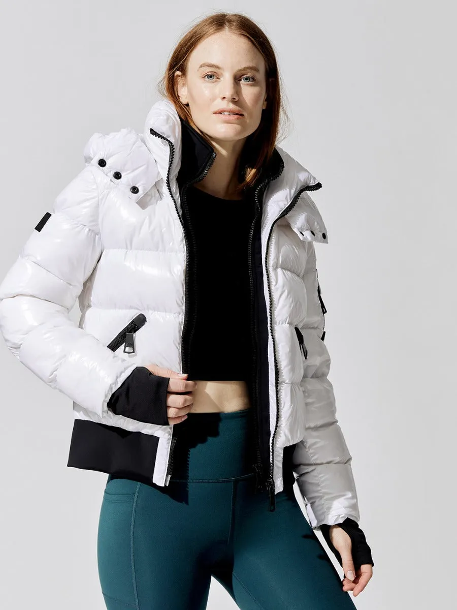 Bungalow Quilted Bomber - Snow