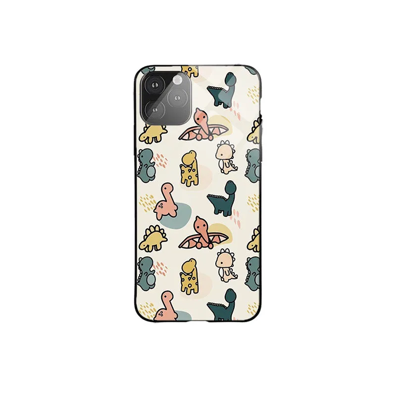 Cartoon Dinosaur Printed Designer Protective Case