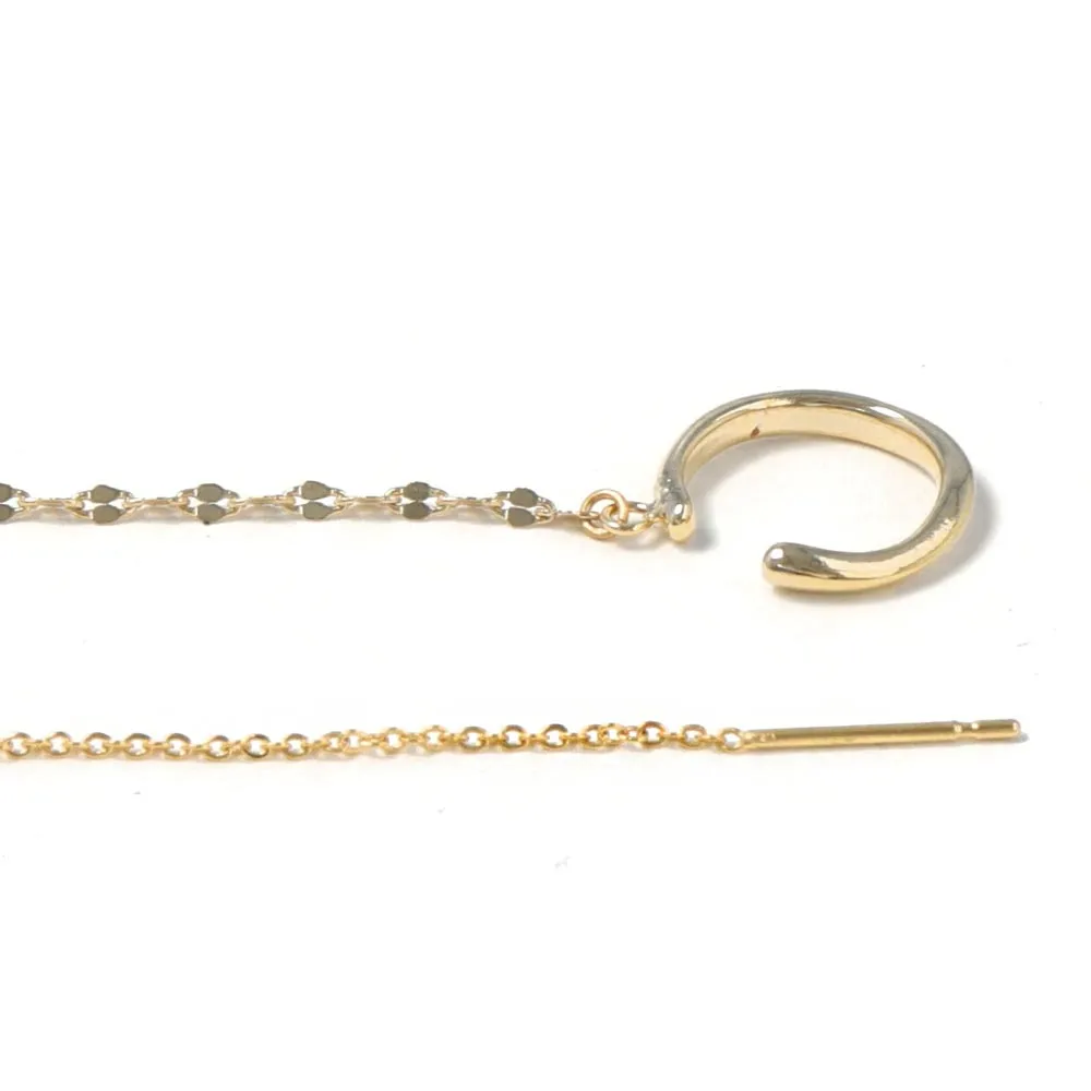 Chain Crawler Earring Cuff