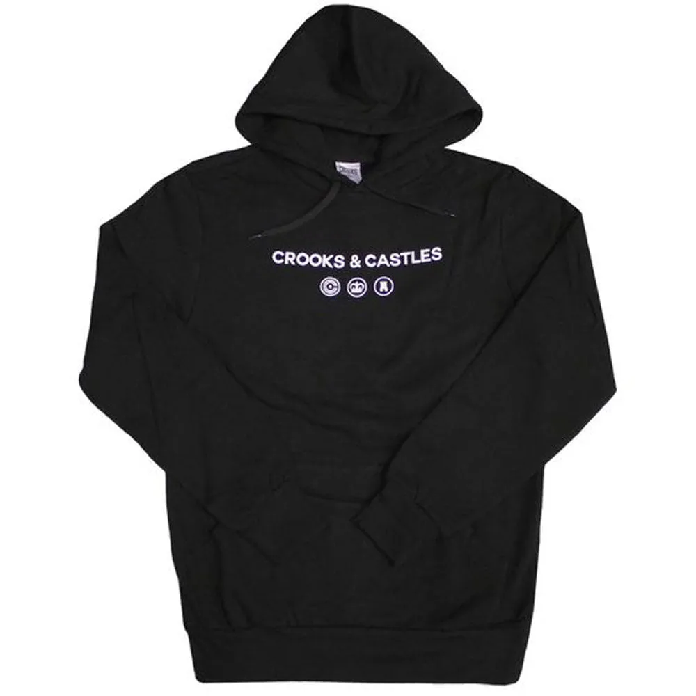 Crooks & Castles Bandusa Pullover Hoodie Black