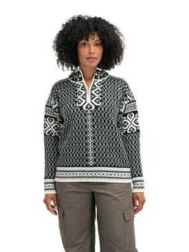 Dale of Norway - Leknes Women's Sweater - Off-White/Metal