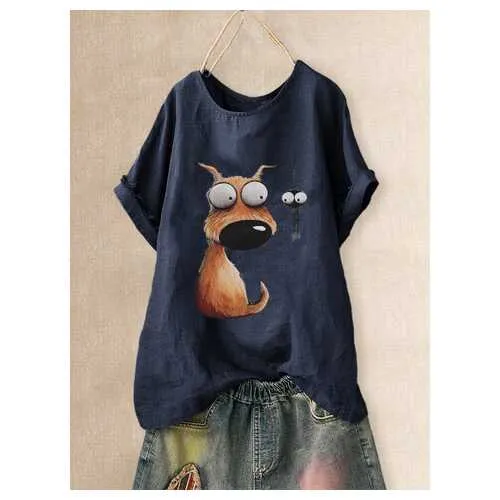 Dog Frint Cute Shirt