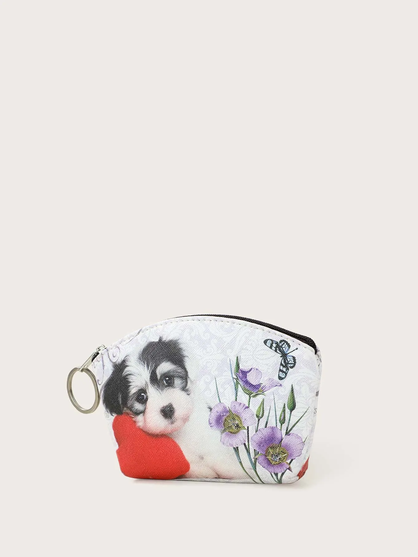 Dog Print Coin Case