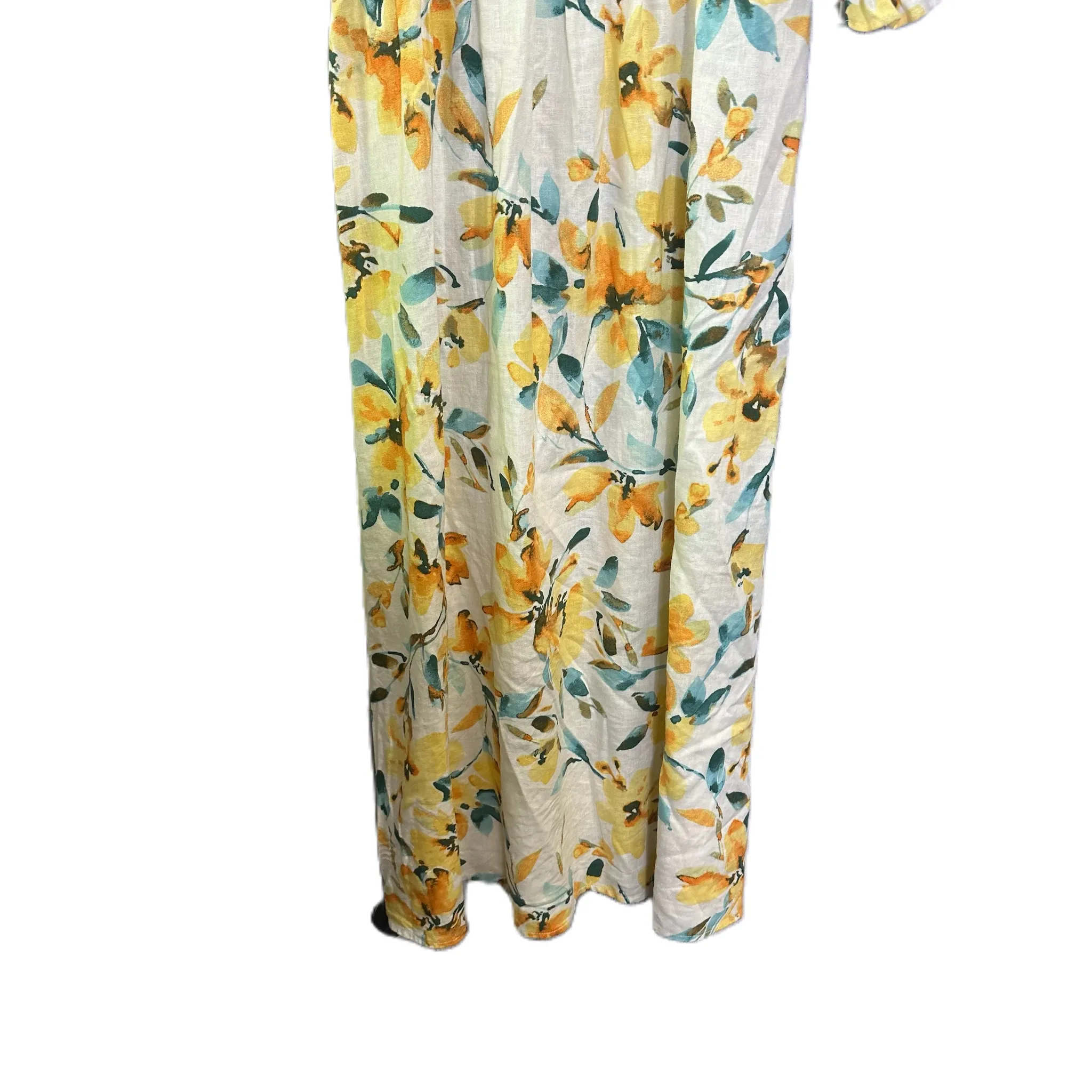 Dress Casual Midi By Gap In Floral Print, Size: S