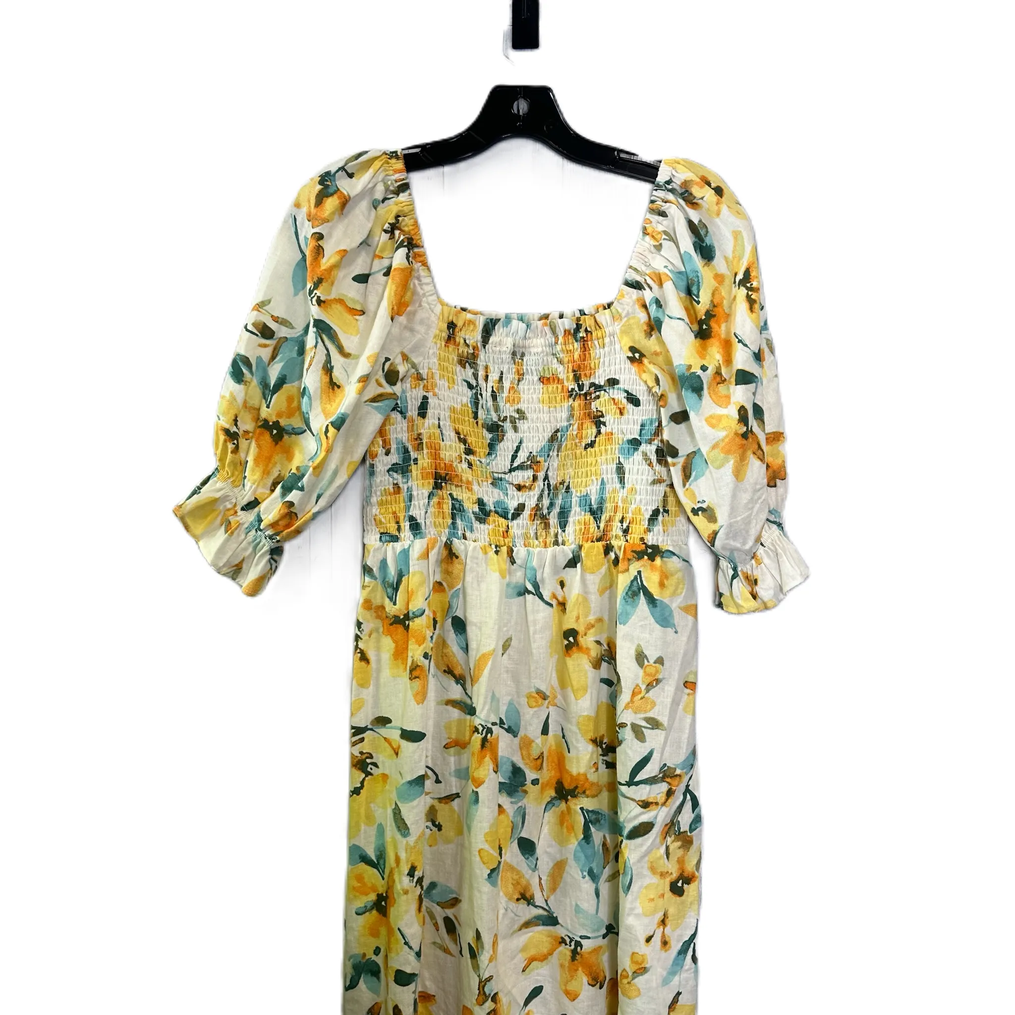 Dress Casual Midi By Gap In Floral Print, Size: S