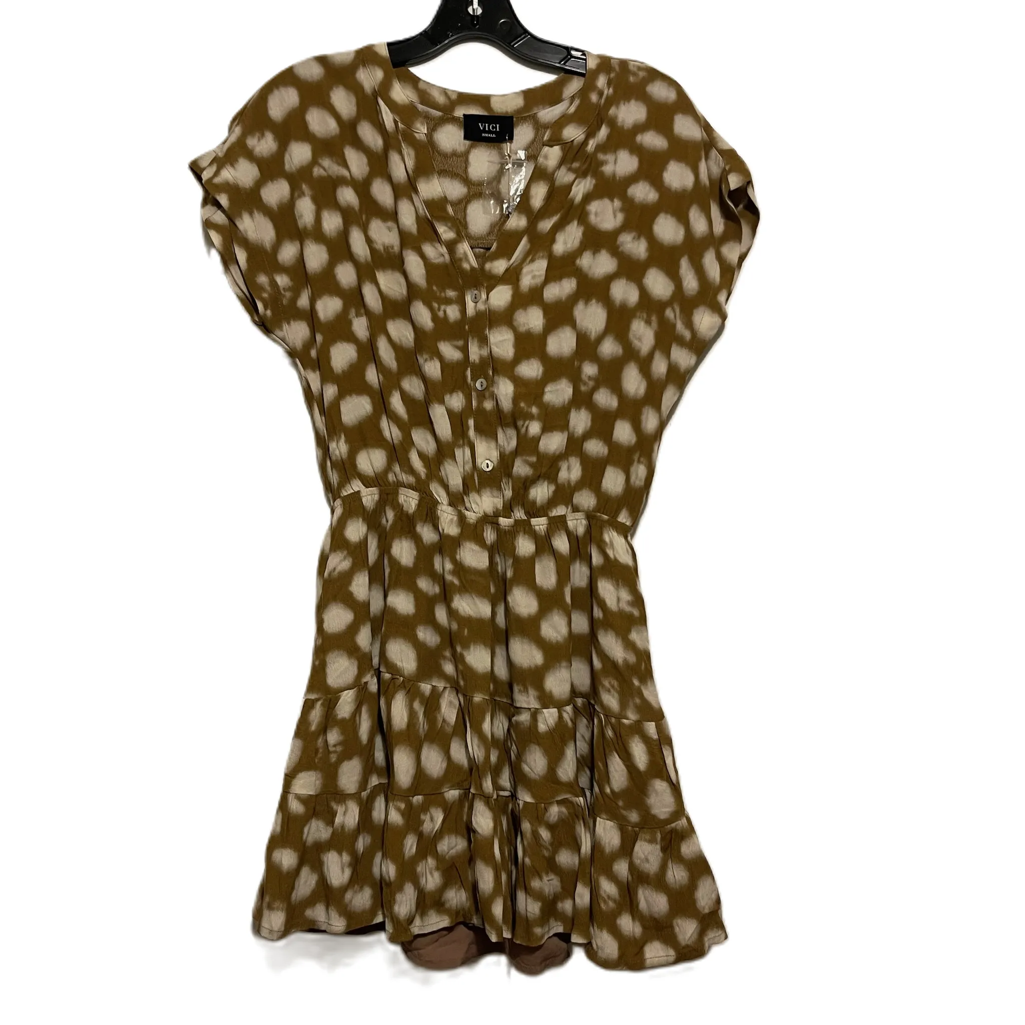 Dress Casual Short By Vici In Brown, Size: S