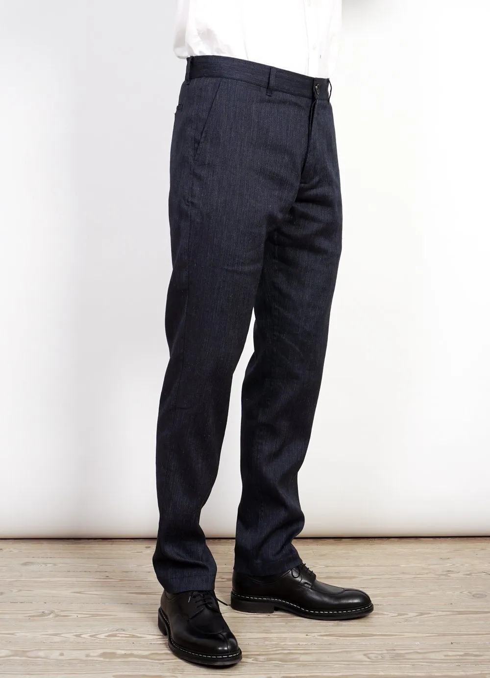 FRED | Regular Fit Trousers | Navy Melange