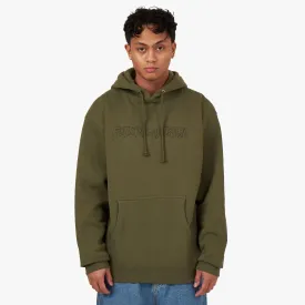 Fucking Awesome Outline Stamp Pullover Hoodie / Olive