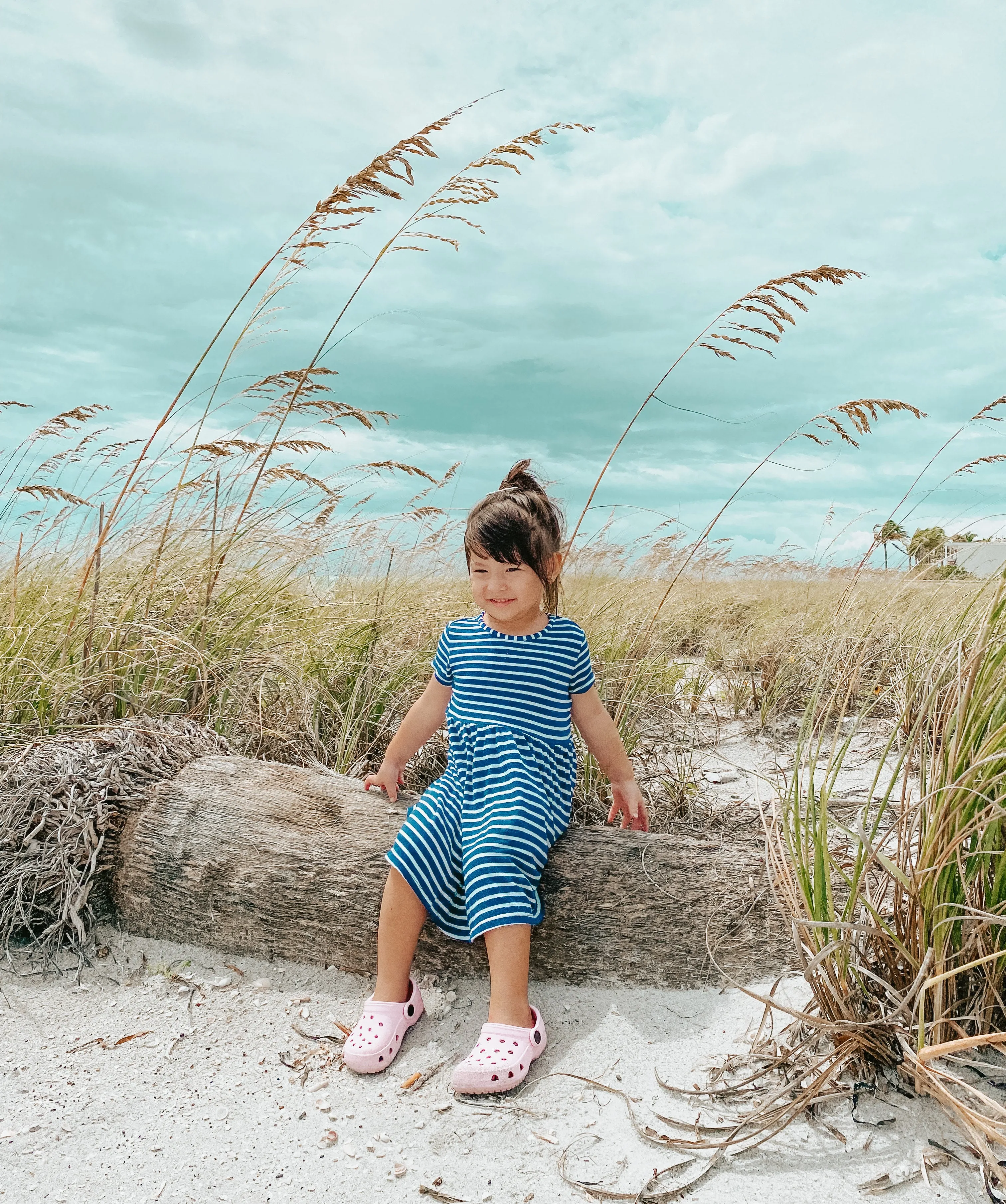 Girls Short Sleeve Swing Dress