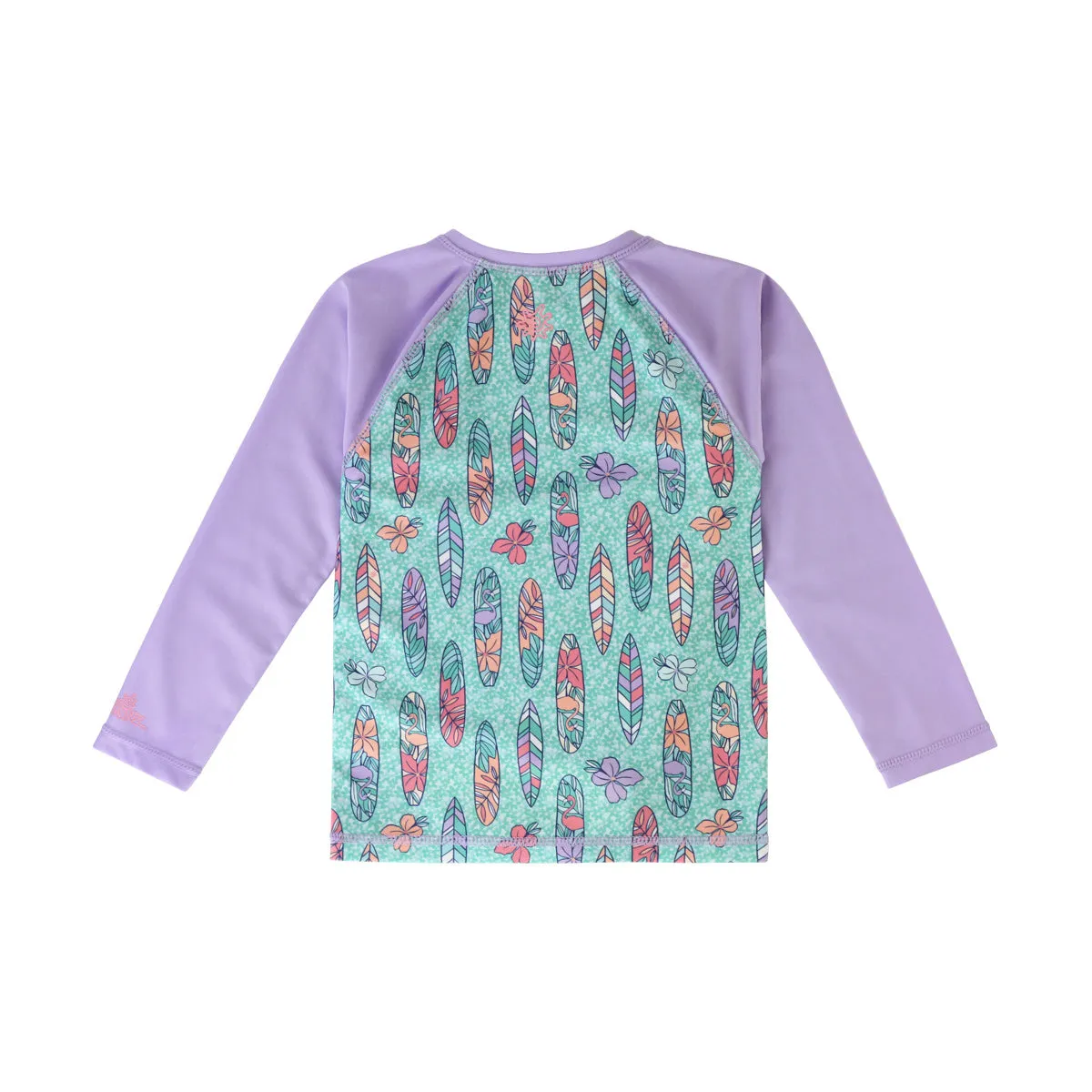 Girl's Zippy Long Sleeve Sun & Swim Shirt