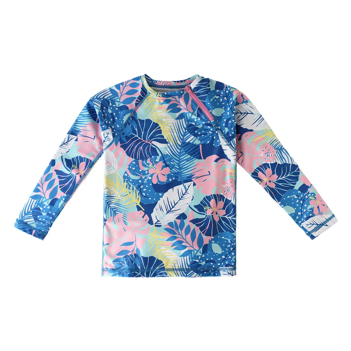 Girl's Zippy Long Sleeve Sun & Swim Shirt