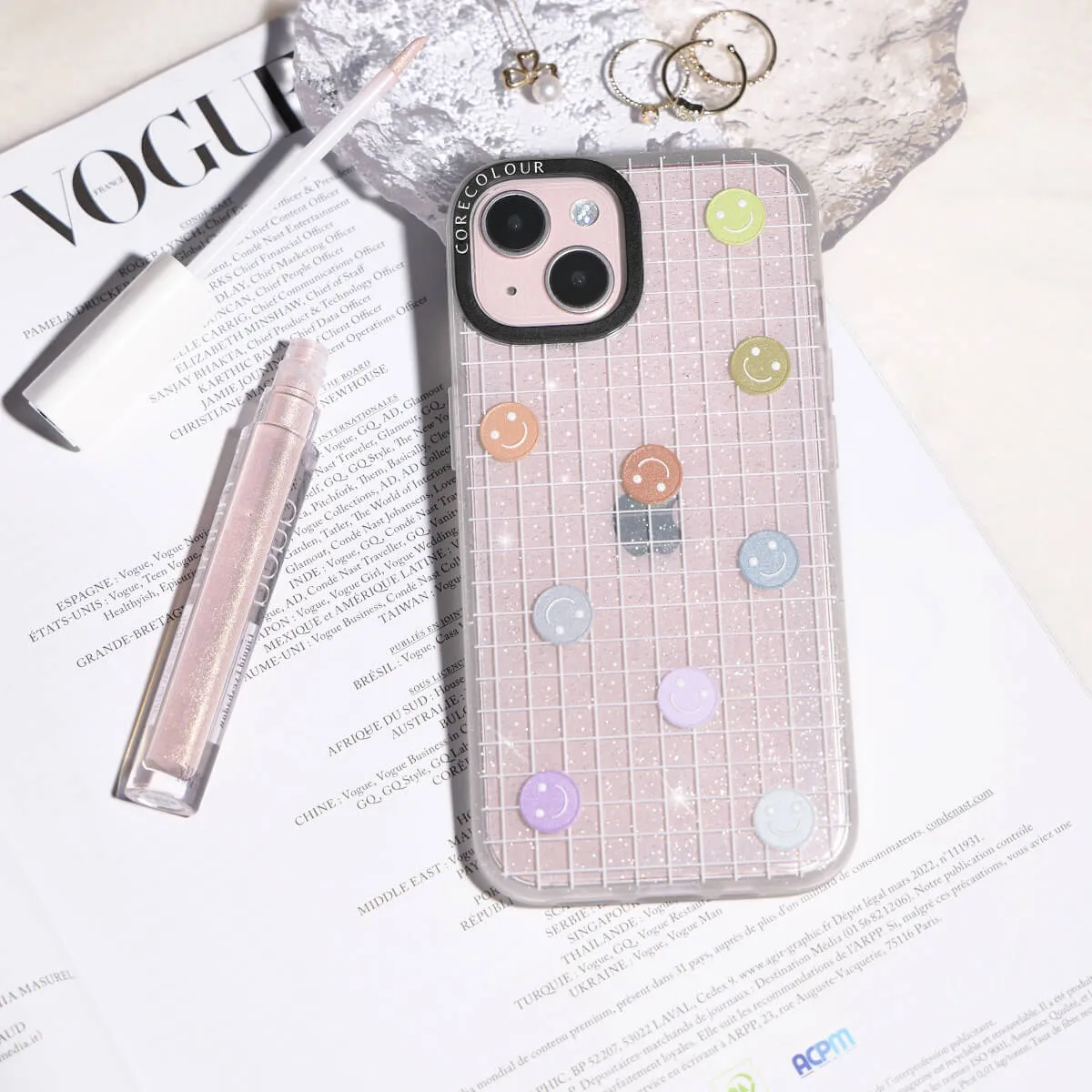 iPhone 12 School's Out! Smile! Glitter Phone Case Magsafe Compatible