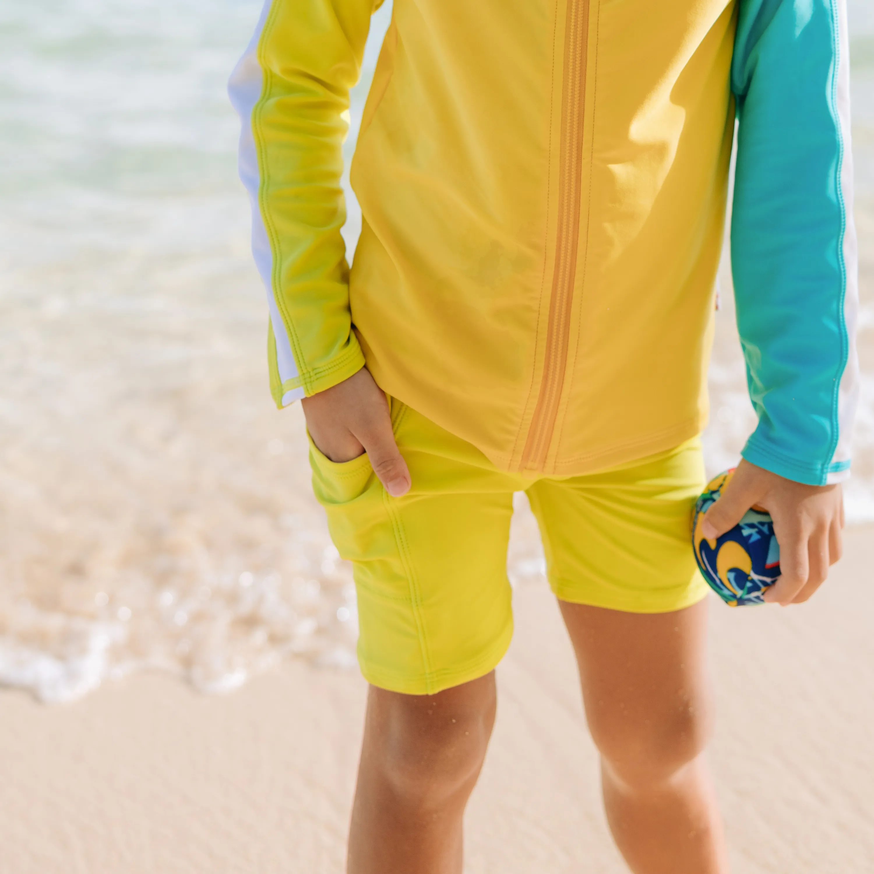 Kids Jammers Swim Shorts | "Sulphur Yellow"