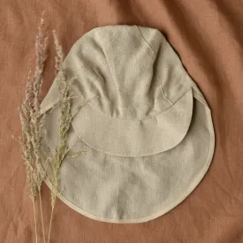 Legionnaire Cap - 100% Organic Linen (Child-Youth )