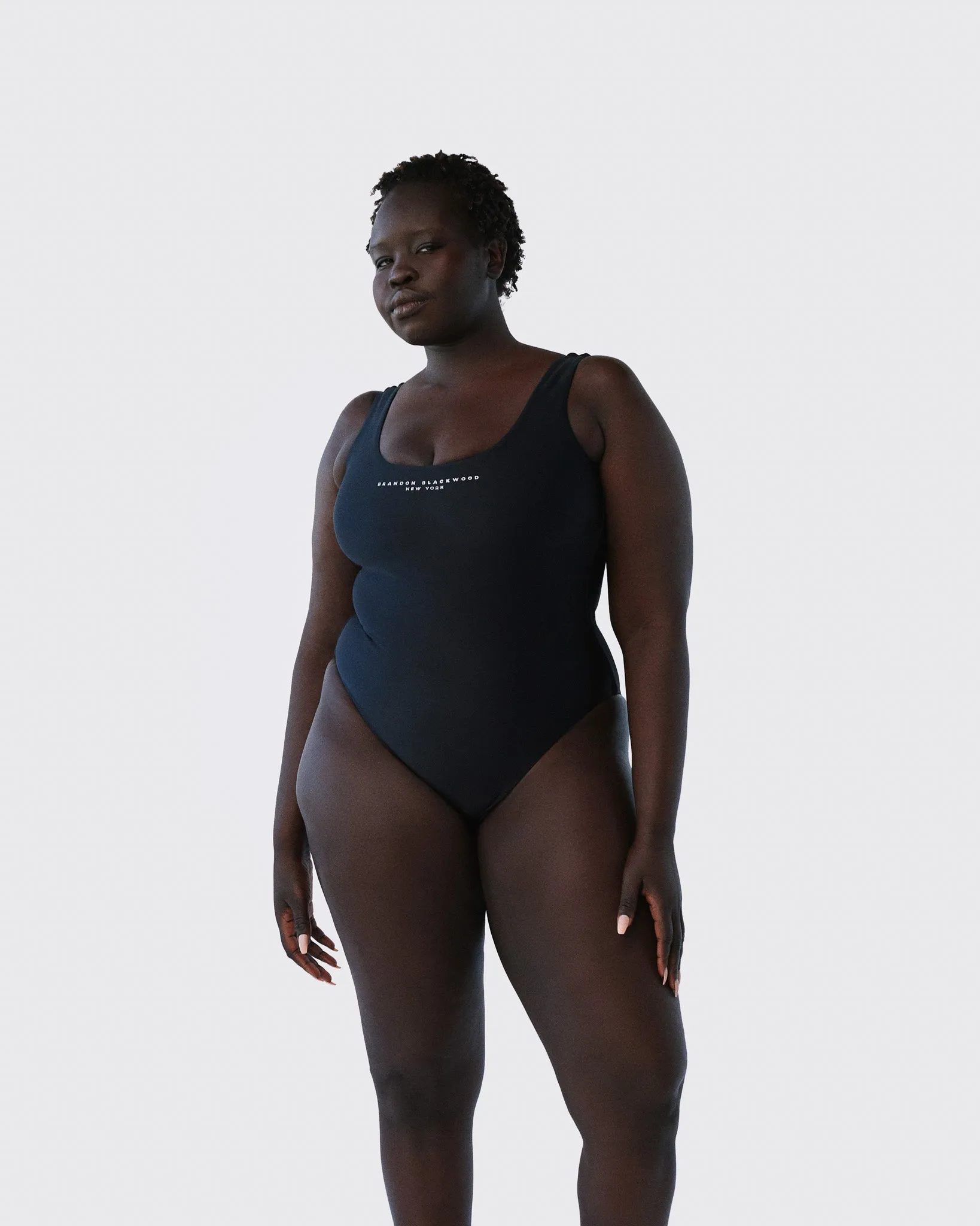 Logo One-Piece Swimsuit