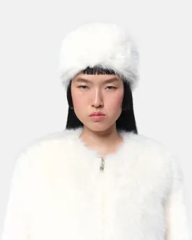 Margot Pillbox Hat Blanc