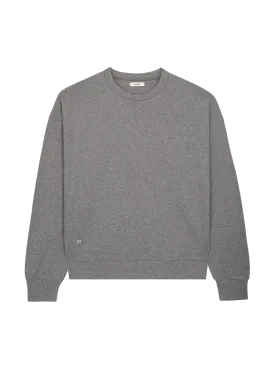 Mens Archive Recycled Wool Jersey Oversized Sweater—volcanic grey