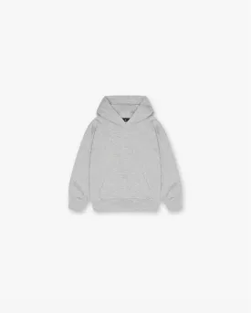 Mini Rep Applique Hoodie - Grey Marl