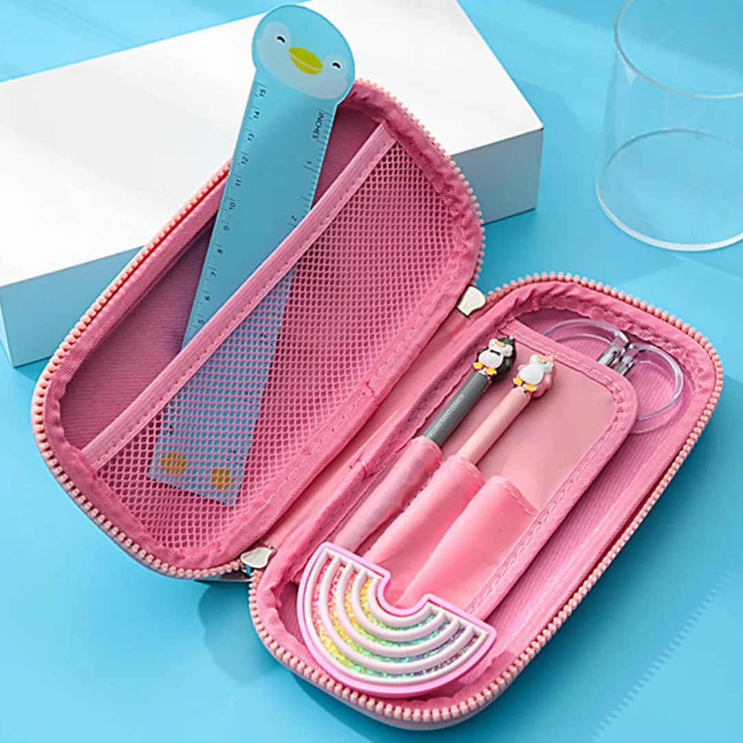 MINISO Mini Family Penpen Pen Bag with Zipper