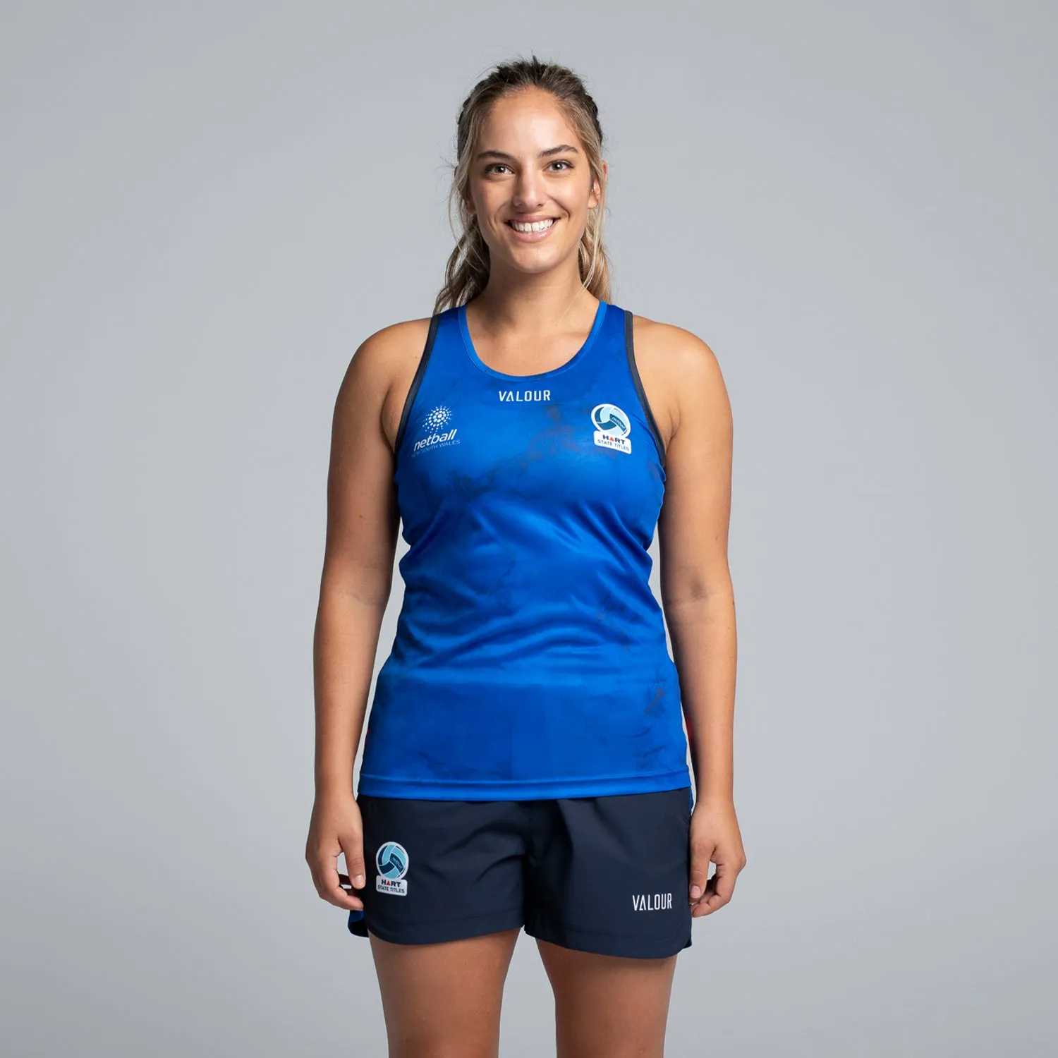 Netball NSW State Titles Training Singlet - Ocean