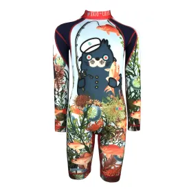 Oceano Sea Lion Boys Long Sleeve Sunsuit