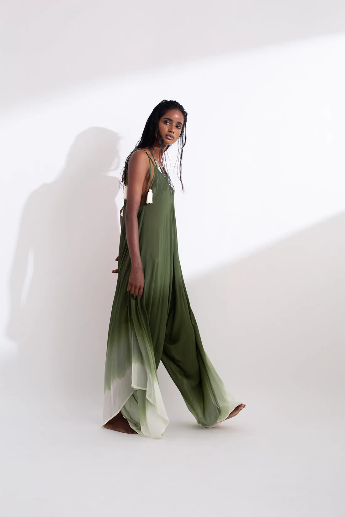 Olive Ombre Jumpsuit