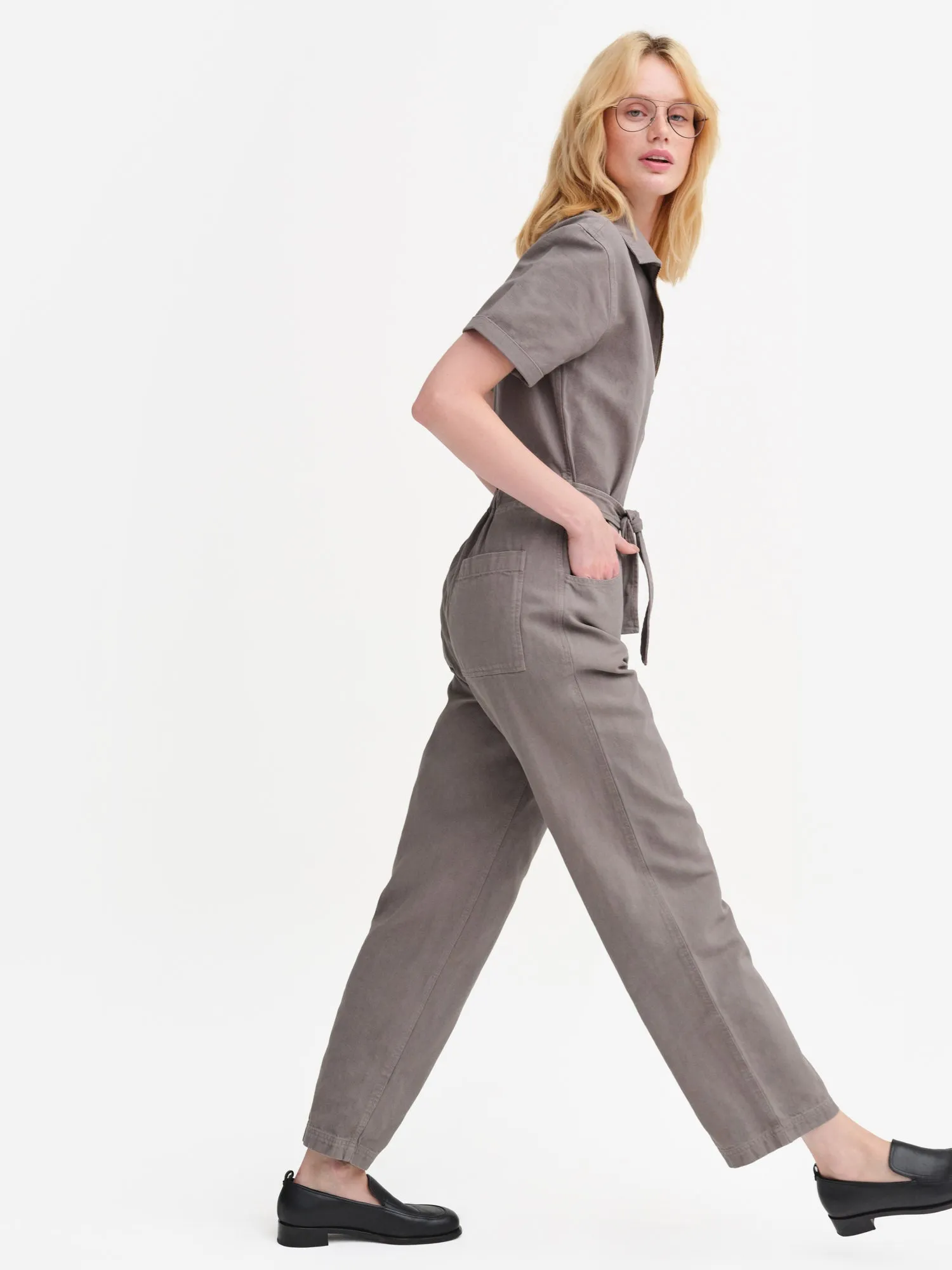 Organic Cotton Canvas Jumpsuit