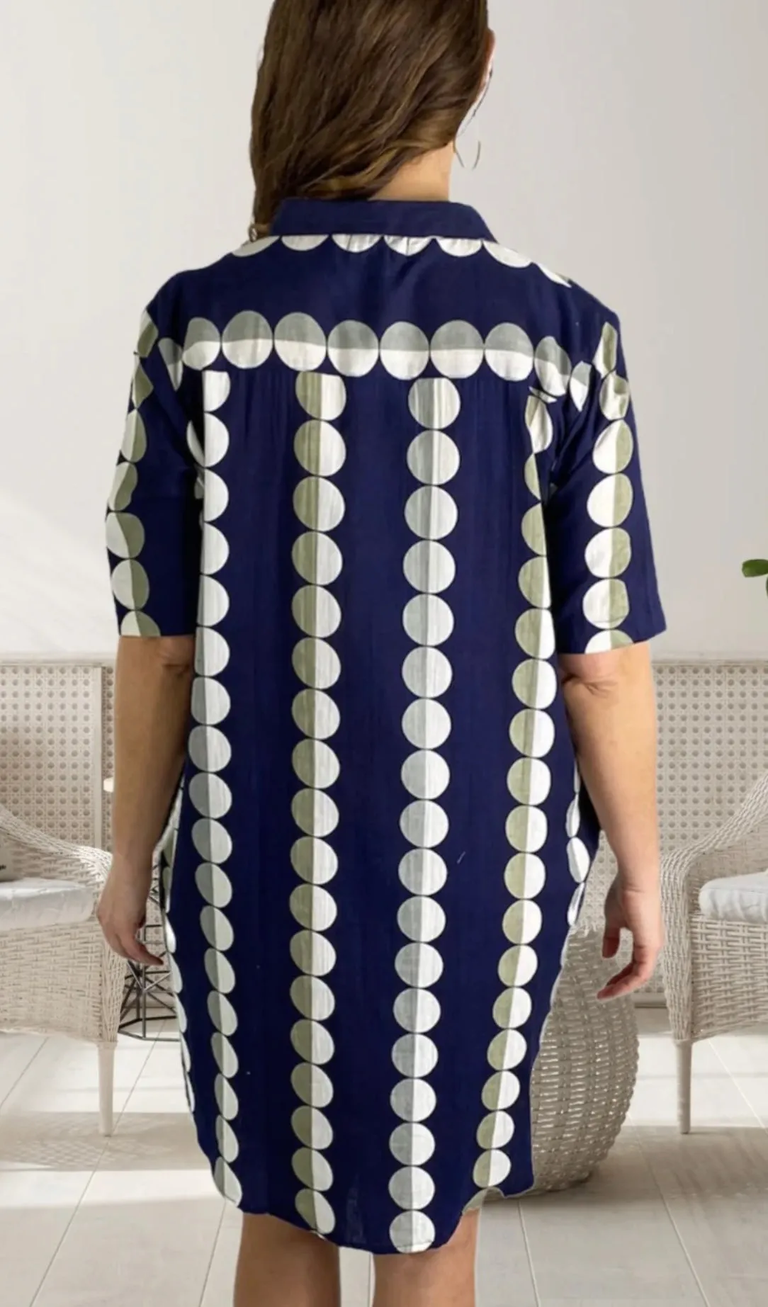 Polkadots Shirt Dress