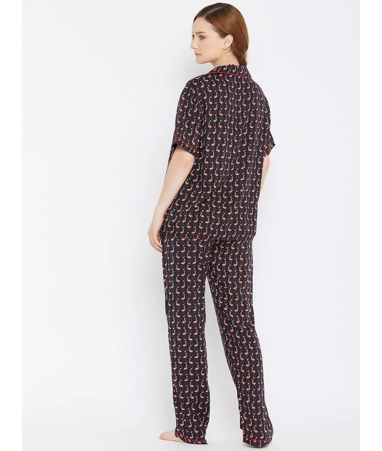 Printed Cotton Night Suit