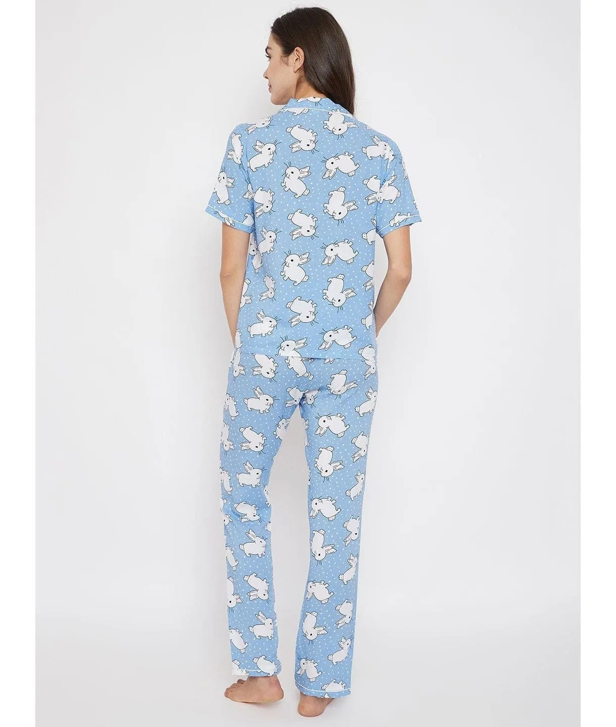 Printed Cotton Night Suit