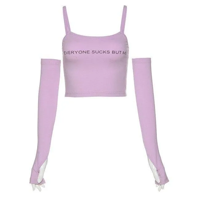 "Everyone Sucks But Me" Crop Top