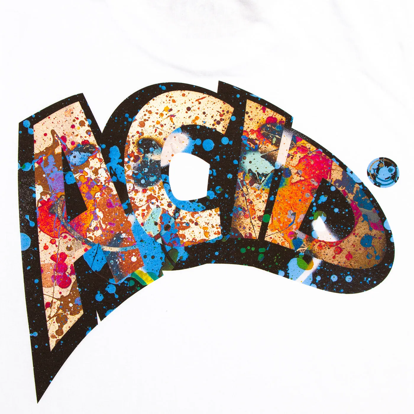 Remixed 1 Acid Jam Back Print - Tshirt - White